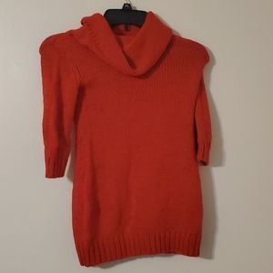 Red Turtleneck Sweater